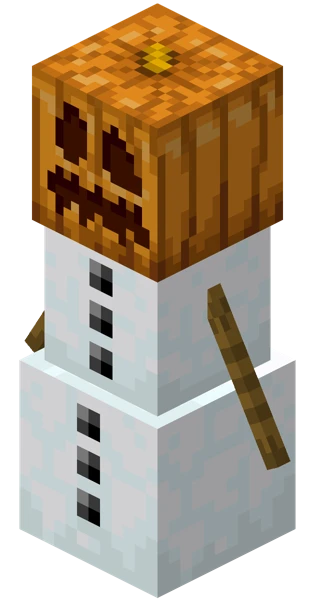 눈 골렘 (Minecraft Wiki 게임 렌더)