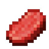 익히지 않은 소고기 (Minecraft Wiki 게임 렌더)