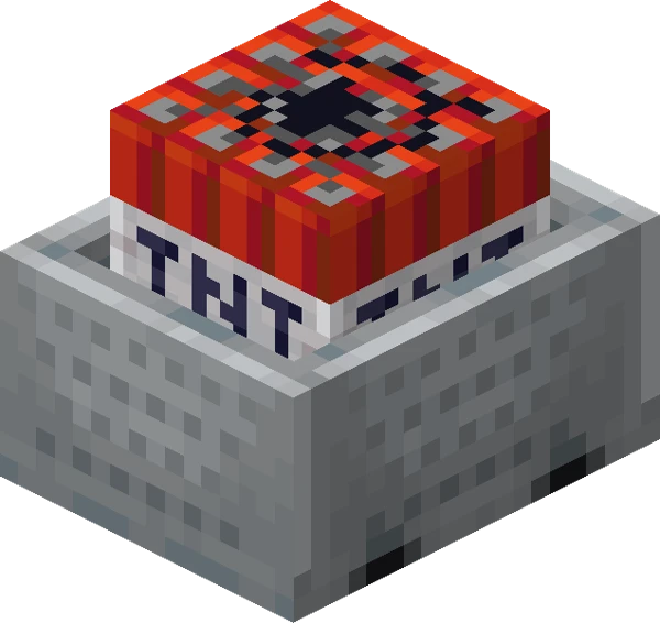 TNT가 실린 광산 수레 (Minecraft Wiki 게임 렌더)