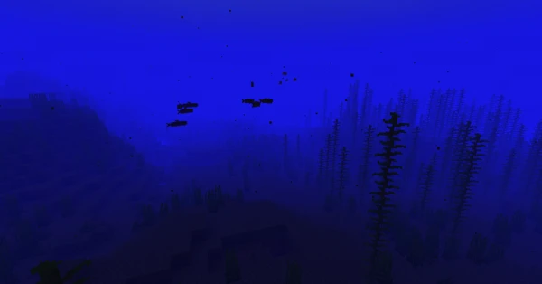 깊고 차가운 바다 (Minecraft Wiki 게임 렌더)