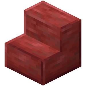 윤나는 진사 계단 (Minecraft Wiki 게임 렌더)