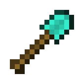 다이아몬드 삽 (Minecraft Wiki 게임 렌더)