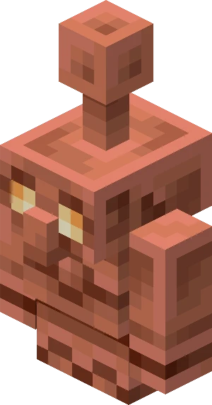 구리 골렘 (Minecraft Wiki 게임 렌더)