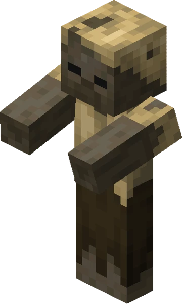 허스크 (Minecraft Wiki 게임 렌더)