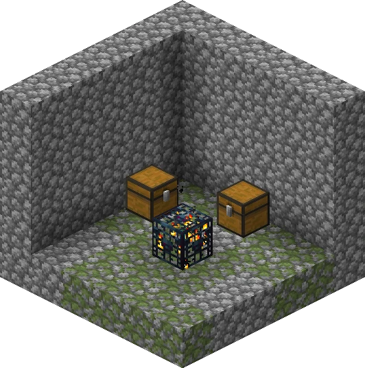 몬스터 방 (Minecraft Wiki 게임 렌더)