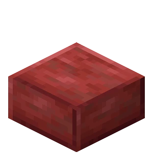 윤나는 진사 반 블록 (Minecraft Wiki 게임 렌더)