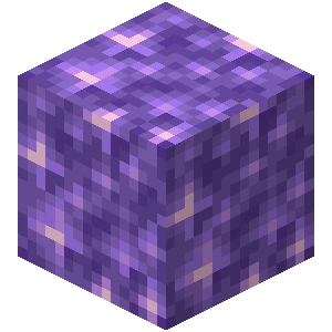 자수정 블록 (Minecraft Wiki 게임 렌더)