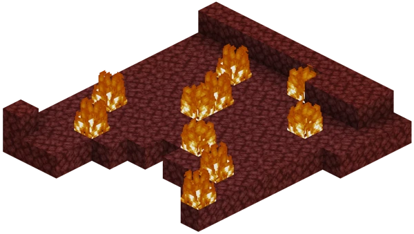 Fire patch (Minecraft Wiki 게임 렌더)