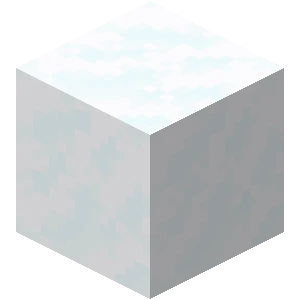 눈 블록 (Minecraft Wiki 게임 렌더)