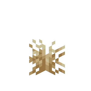 키 작은 마른 잔디 (Minecraft Wiki 게임 렌더)