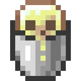 유황 큐브가 담긴 양동이 (Minecraft Wiki 게임 렌더)