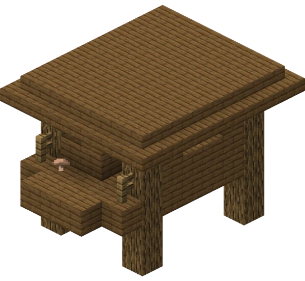 마녀 오두막 (Minecraft Wiki 게임 렌더)