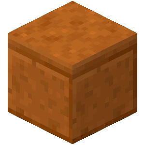 깎인 붉은 사암 (Minecraft Wiki 게임 렌더)