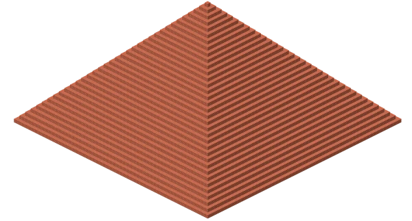 Brick Pyramid (Minecraft Wiki 게임 렌더)