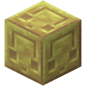 조각된 유황 (Minecraft Wiki 게임 렌더)
