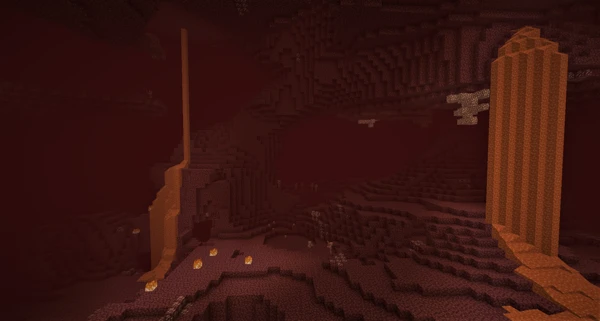 네더 황무지 (Minecraft Wiki 게임 렌더)