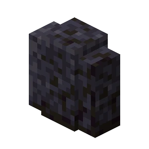 윤나는 흑암 담장 (Minecraft Wiki 게임 렌더)
