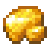 금 원석 (Minecraft Wiki 게임 렌더)