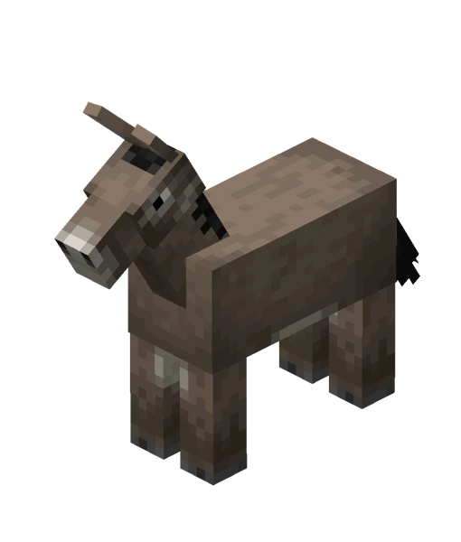 당나귀 (Minecraft Wiki 게임 렌더)