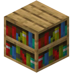 책장 (Minecraft Wiki 게임 렌더)