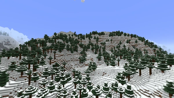 산림 (Minecraft Wiki 게임 렌더)
