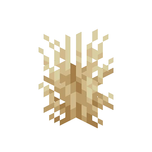 키 큰 마른 잔디 (Minecraft Wiki 게임 렌더)