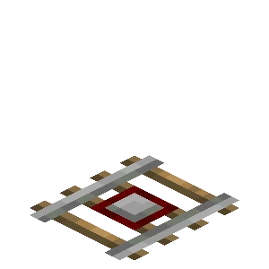감지 레일 (Minecraft Wiki 게임 렌더)