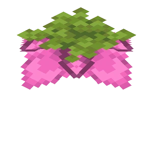 포자 꽃 (Minecraft Wiki 게임 렌더)
