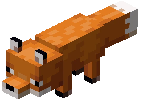 여우 (Minecraft Wiki 게임 렌더)