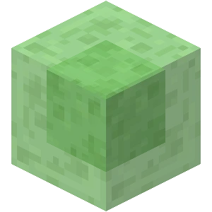 슬라임 블록 (Minecraft Wiki 게임 렌더)