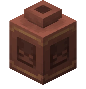 해골 도자기 조각 (Minecraft Wiki 게임 렌더)