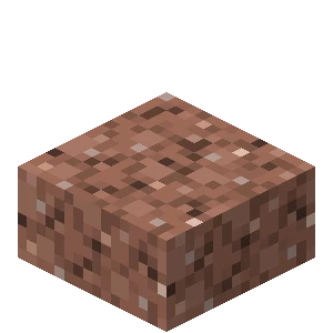 화강암 반 블록 (Minecraft Wiki 게임 렌더)
