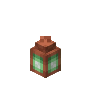 구리 랜턴 (Minecraft Wiki 게임 렌더)