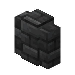 심층암 타일 담장 (Minecraft Wiki 게임 렌더)