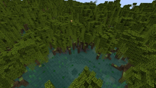 맹그로브 늪 (Minecraft Wiki 게임 렌더)