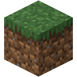 잔디 블록 (Minecraft Wiki 게임 렌더)
