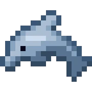 돌고래의 가호 (Minecraft Wiki 게임 렌더)