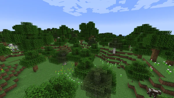 꽃 숲 (Minecraft Wiki 게임 렌더)