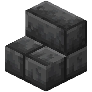 심층암 벽돌 계단 (Minecraft Wiki 게임 렌더)