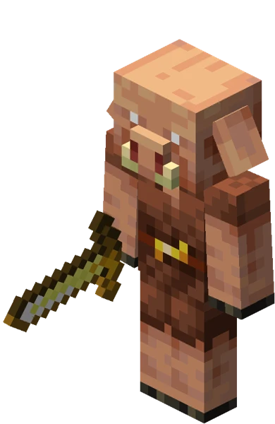 피글린 (Minecraft Wiki 게임 렌더)