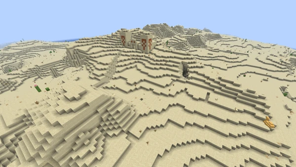 사막 (Minecraft Wiki 게임 렌더)