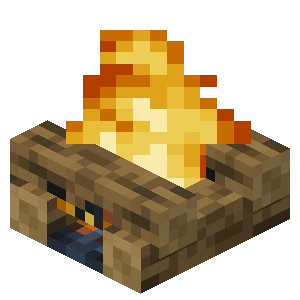 모닥불 (Minecraft Wiki 게임 렌더)