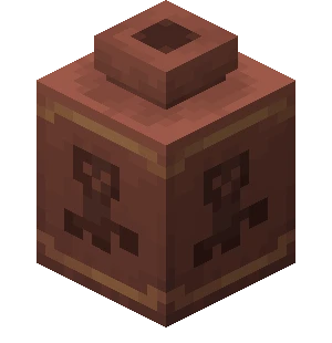 위험 도자기 조각 (Minecraft Wiki 게임 렌더)