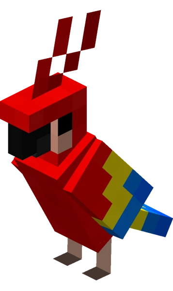 앵무새 (Minecraft Wiki 게임 렌더)