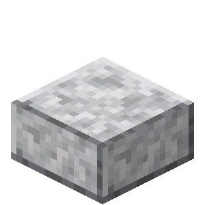 윤나는 섬록암 반 블록 (Minecraft Wiki 게임 렌더)