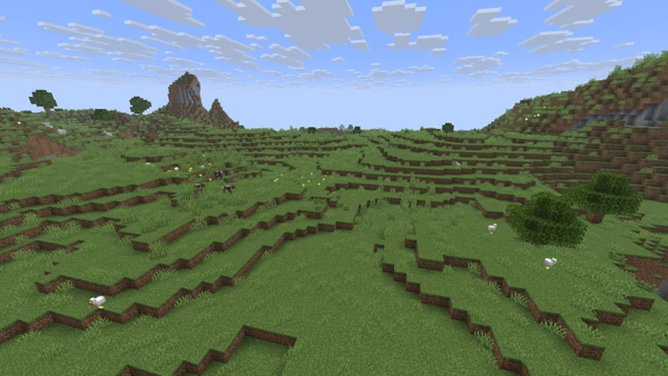 평원 (Minecraft Wiki 게임 렌더)
