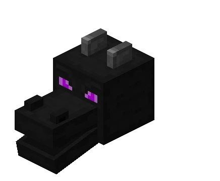 드래곤 머리 (Minecraft Wiki 게임 렌더)