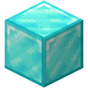다이아몬드 블록 (Minecraft Wiki 게임 렌더)