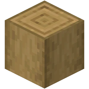 껍질 벗긴 원목 (Minecraft Wiki 게임 렌더)