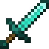 다이아몬드 검 (Minecraft Wiki 게임 렌더)